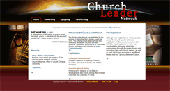 Desktop Screenshot of churchleader.net